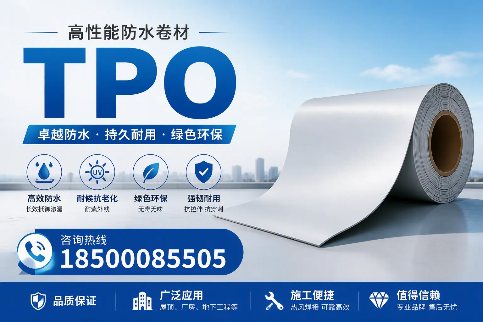 TPO材料的环保特性及其在杭州的应用